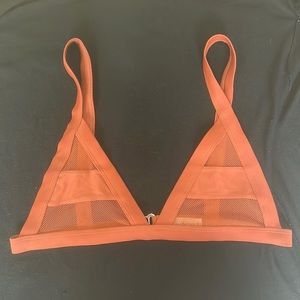 Rust color bikini top from Zaful size medium US six